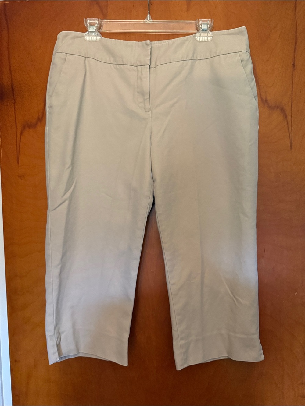Laura Ashley Light Beige Capris